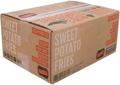 Sweet Sensations Plate Cut Sweet Potato Fries, 15 Pound