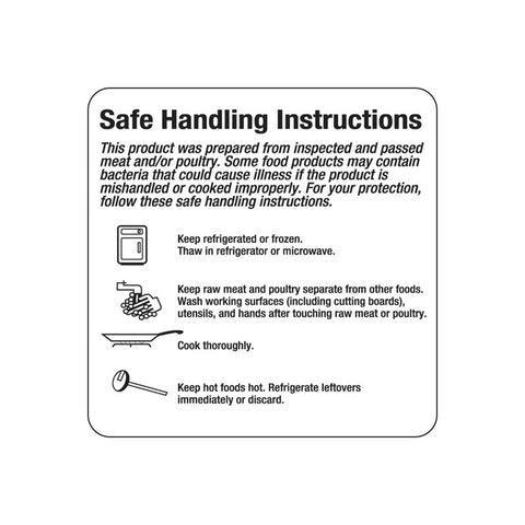 National Checking Safe Handle Label, 2 x 2 inch -- 1000 per case