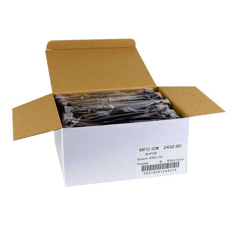 National Checking Company Tillribbons Purple Casio Register Ribbon Only -- 6 per case.