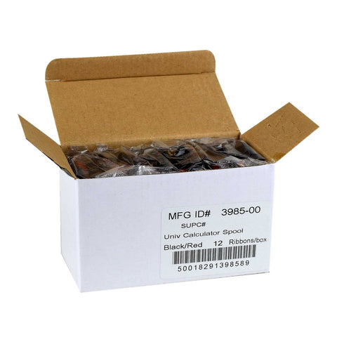 National Checking Red Black Register Ribbon -- 12 per case.