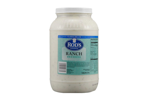 Bay Valley Foods Rods Deluxe Classic Ranch Refrigerated Salad Dressing, 1 Gallon -- 4 per case.