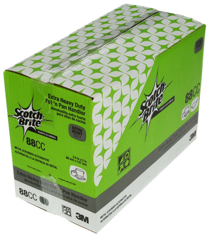 Scotch Brite Extra Heavy Duty Pot and Pan Pad, 10 count per pack -- 6 per case