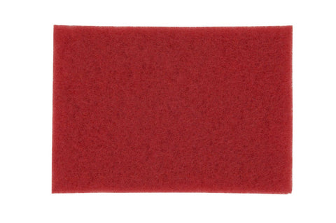 3M Red Buffer Pad, 12 x 18 inch -- 5 per case.