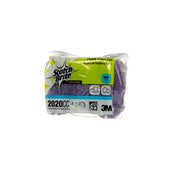 3M Scotch Brite Cash and Carry Purple Scouring Pad, 2.8 x 4.5 inch - 4 per pack -- 10 packs per case.
