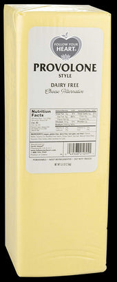 Follow Your Heart Provolone Cheese Block, 5.5 Pound -- 5 per case.