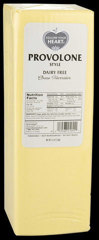 Follow Your Heart Provolone Cheese Block, 5.5 Pound -- 5 per case.