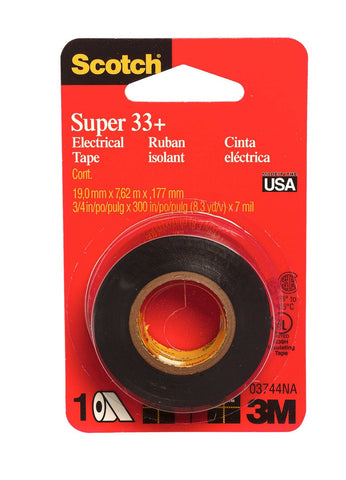 Scotch Electrical Tape, 3/4 x 300 inch -- 24 per case.