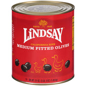 Lindsay Olive Pitted Ripe Medium, 51 Ounce -- 6 per case