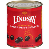 Lindsay Olive Pitted Ripe Large, 51 Ounce -- 6 per case