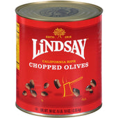 Lindsay Chopped Ripe Olives, 90 Ounce -- 6 per case