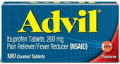Advil Ibuprofen 200 mg Tablet, 100 per unit -- 36 per case