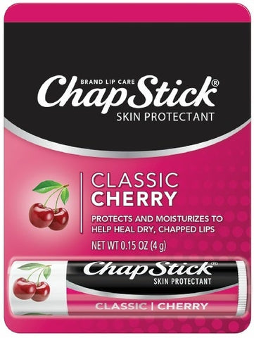 Chapstick Cherry Lip Balm Tube, 0.15 Ounce -- 144 per case.