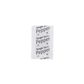 Single Serv Flat Pepper Packets, 0.1 Gram -- 3000 per case