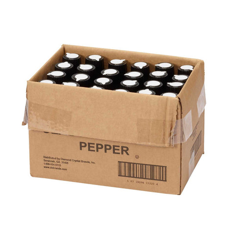 Diamond Crystal Black Pepper Shaker, 1.5 Ounce -- 48 per case.