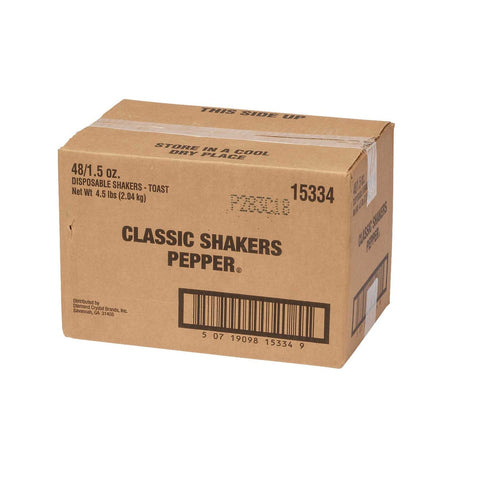 Diamond Crystal Toast Pepper Shaker, 1.5 Ounce -- 48 per case.