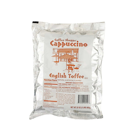Coffee Shoppe English Toffee Cappuccino, 2 Pound -- 6 per case.
