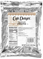 Cafe Delight Premium Froth Cappuccino, 1 Pound -- 12 per case
