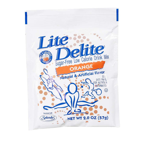 Lite Delite Orange Drink Mix, 2 Ounce -- 12 per case.