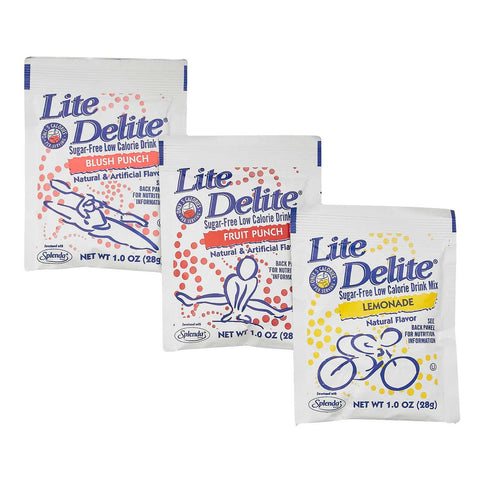 Lite Delite Assorted Drink Mix, 1 Ounce -- 24 per case.
