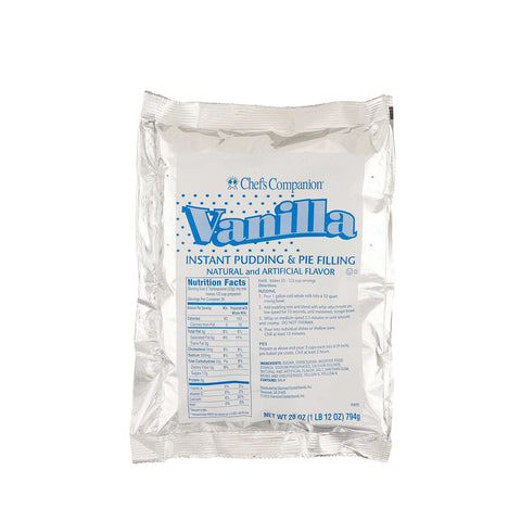 Chefs Companion Instant Vanilla Pudding Mix, 28 Ounce -- 12 per case.