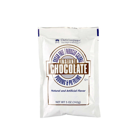 Chefs Companion Sugar Free Instant Chocolate Pudding Mix, 5 Ounce -- 12 per case.