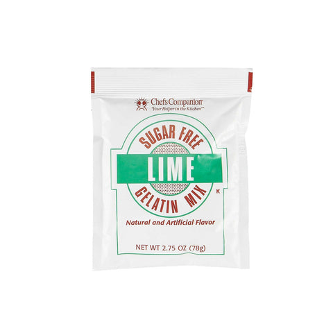 Chefs Companion Sugar Free Lime Gelatin Mix, 2.75 Ounce -- 18 per case.