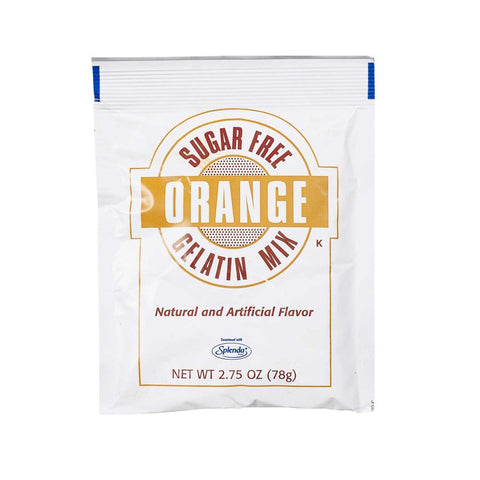 Chefs Companion Sugar Free Orange Gelatin Mix, 2.75 Ounce -- 18 per case.