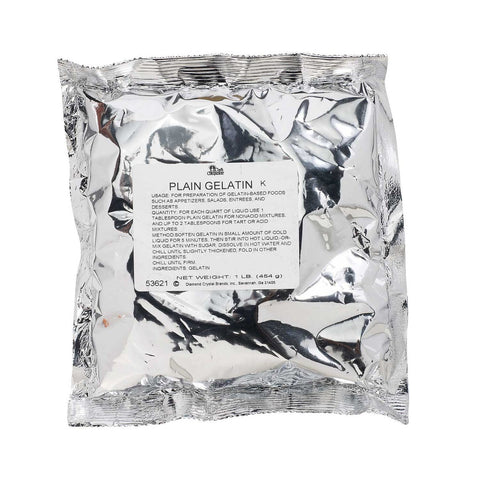 Chefs Companion Plain Gelatin Mix, 1 Pound -- 12 per case.