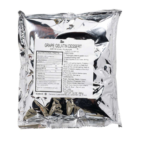 Chefs Companion Grape Gelatin Mix, 24 Ounce -- 12 per case.