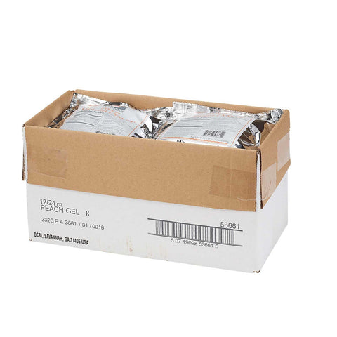 Chefs Companion Peach Gelatin Mix, 24 Ounce -- 12 per case.