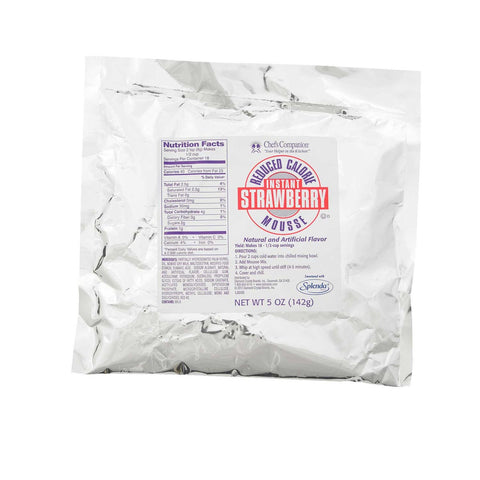 Chefs Companion Sugar Free Strawberry Mousse Mix, 5 Ounce -- 6 per case.