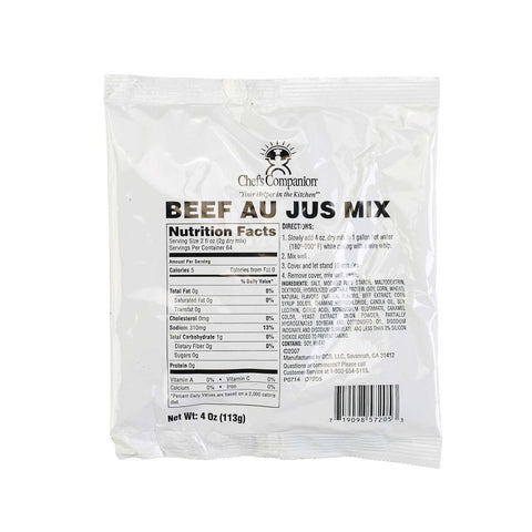 Chefs Companion Instant Au Jus Gravy Mix, 4 Ounce -- 12 per case.