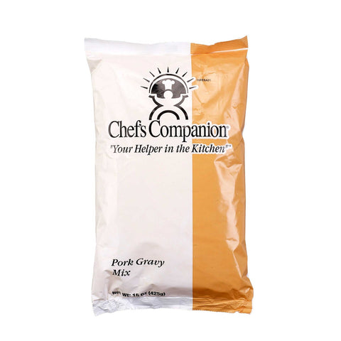 Chefs Companion Instant Pork Gravy Mix, 15 Ounce -- 8 per case.