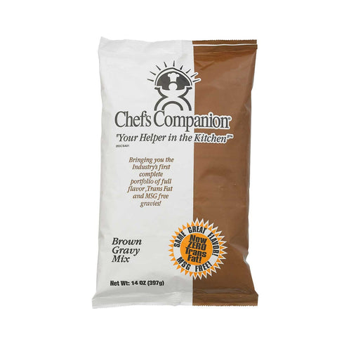 Chefs Companion Instant Brown Gravy Mix No Added MSG, 14 Ounce -- 8 per case.