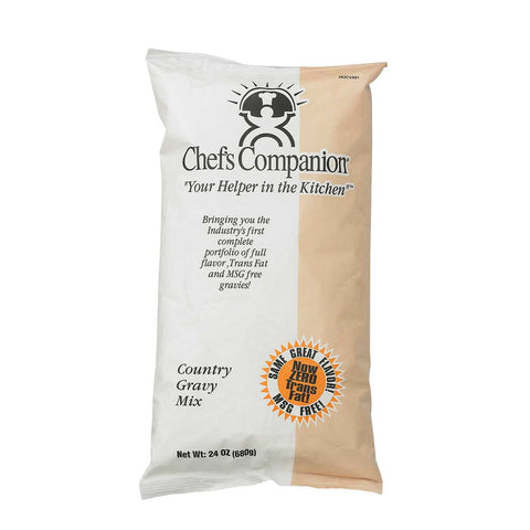 Chefs Companion Country Gravy Mix No Added MSG, 24 Ounce -- 8 per case.