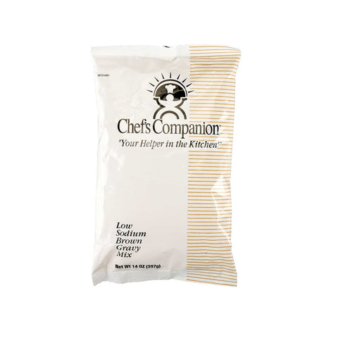 Chefs Companion Low Sodium Brown Gravy Mix, 14 Ounce -- 8 per case.