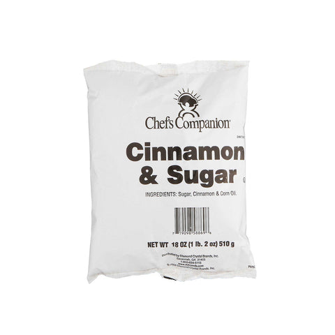 Chefs Companion Cinnamon Sugar, 18 Ounce Pouch -- 4 per case.
