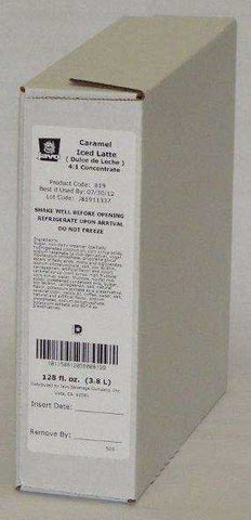 Javo Beverage Caramel Iced Latte, 1 Gallon