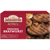 Johnsonville® BRATWURST PORK PATTY SHAPE ORIGINAL RAW FROZEN