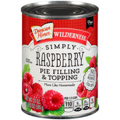 Wilderness Simply Raspberry Pie Filling and Topping, 21 Ounce -- 8 per case.