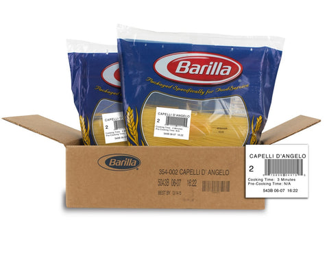 Barilla Capelli Dangelo Pasta, 10 Pound -- 2 Case