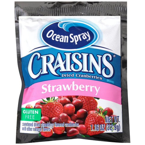 Craisins Strawberry Dried Cranberries, 1.16 Ounce. -- 200 per case.