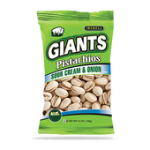 Giants Sour Cream Onion Pistachios, 4.5 Ounce -- 8 per case