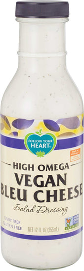 Follow Your Heart High Omega Vegan Bleu Cheese Salad Dressing, 12 Ounce -- 6 per case.