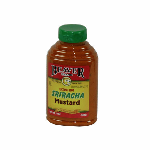 Beaver Sriracha Mustard, 12 Ounce -- 6 per case.
