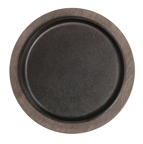 Lodge Walnut Stain Round Wood Underliner, 11 inch -- 6 per case.