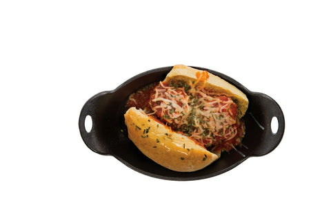 Lodge Heat Treated Cast Iron Oval Mini Server, 16 Ounce -- 6 per case.