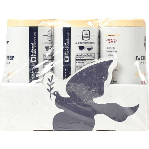 La Colombe Vanilla Draft Latte Cold Pressed Espresso Coffee, 9 Fluid Ounce -- 12 per case