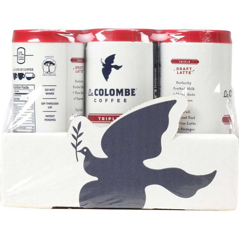 La Colombe Triple Draft Latte Cold-Pressed Espresso Drink, 9 Fluid Ounce -- 12 per case