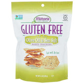 Miltons Gluten Free Olive Oil and Sea Salt Crackers, 4.5 Ounce -- 12 per case